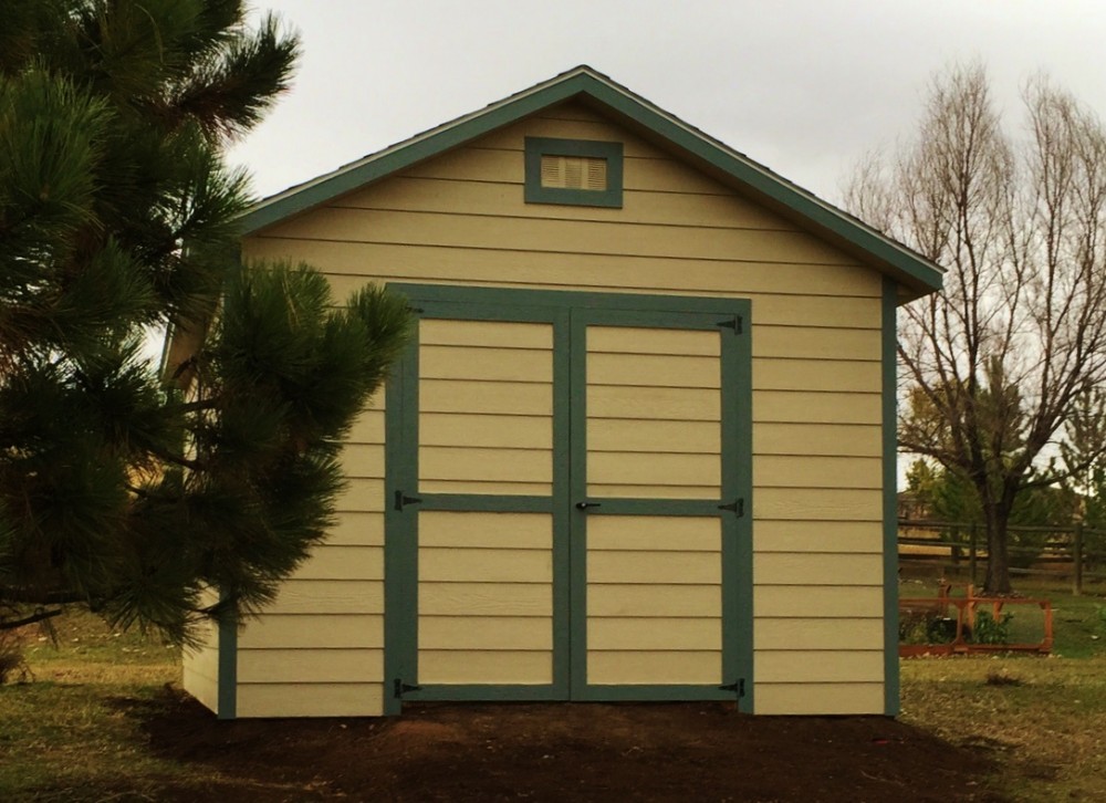 12x16 Cottage Shed with lap siding