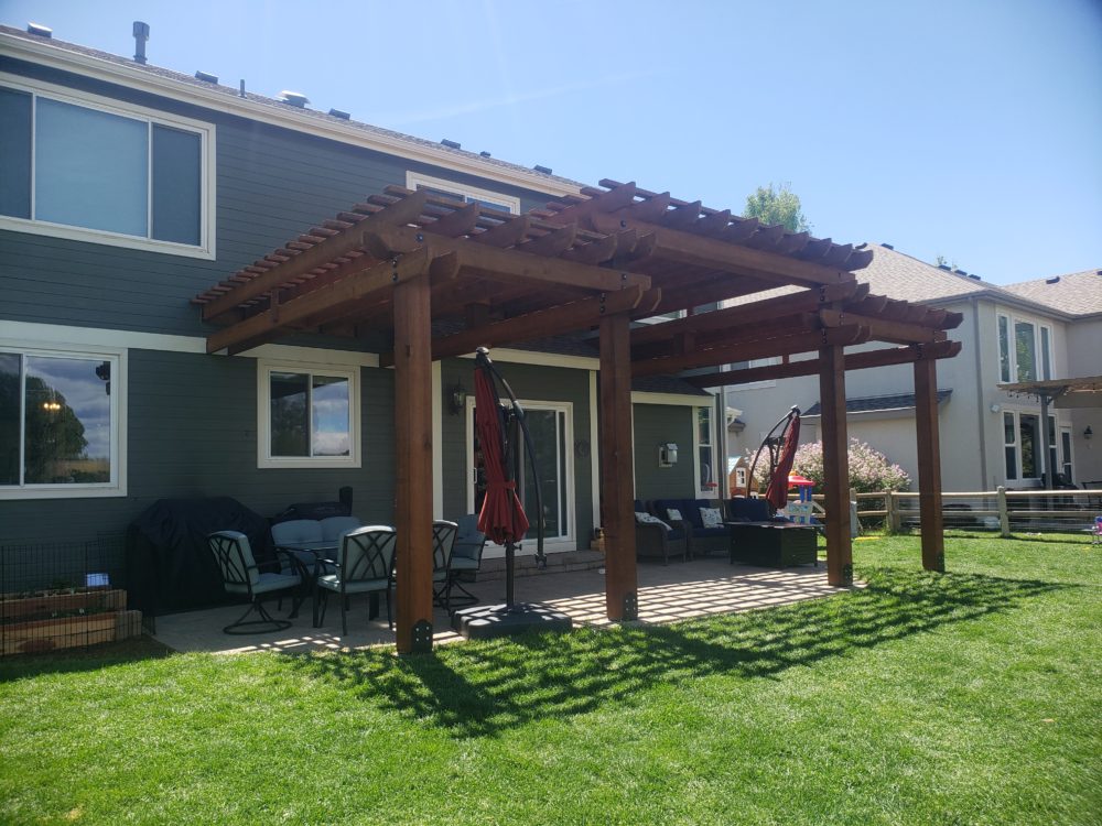 Pergola - Partial Shade & Privacy Enclosure